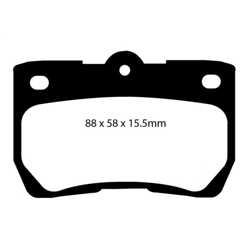 EBC Redstuff Brake Pads -  06-07 Lexus GS300 3.0 - Rear Brake Pads