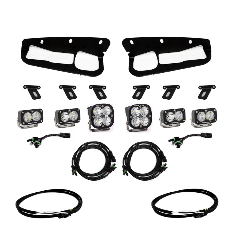 Baja Designs 2021+ Ford Bronco Fog Pocket Kit 21-Up Pro w/Upfitter - T1 Motorsports