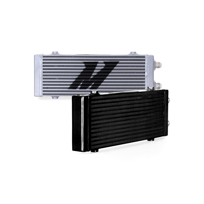 Mishimoto Universal Medium Bar and Plate Dual Pass Silver Oil Cooler - T1 Motorsports