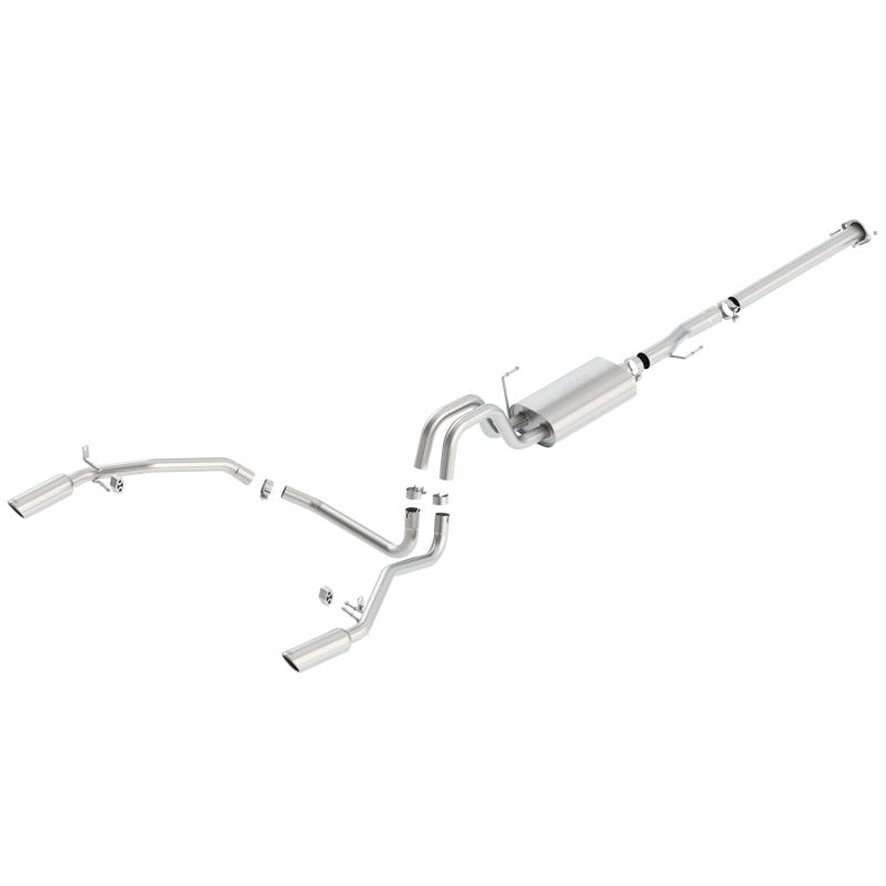 Borla 11-14 Ford F150 AT 2/4WD 2/4dr S-Type SS Catback Exhaust - T1 Motorsports