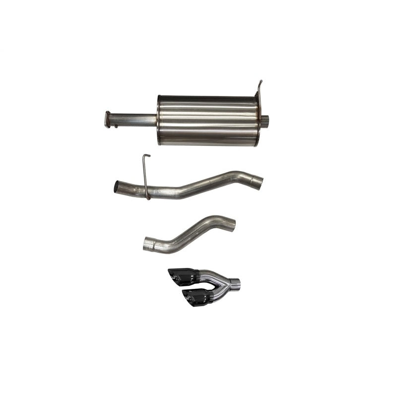 Corsa Sport Cat-Back Single Side Exit 4in Black Dual Tip - 2019-2024 Ram 1500 5.7L
