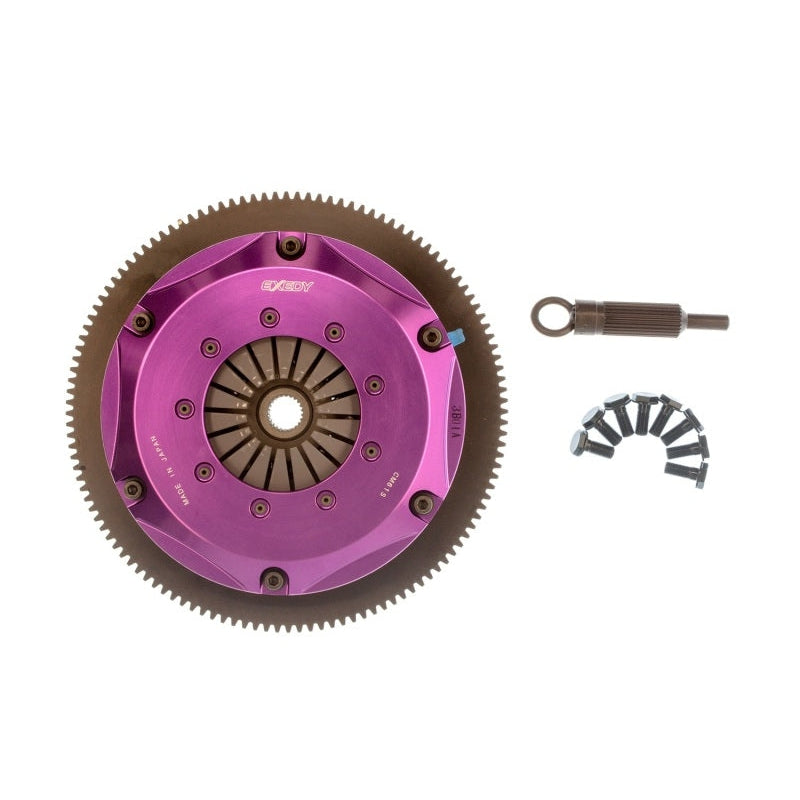 Exedy 2006-2006 Saab 9-2X Aero H4 Hyper Twin Cerametallic Clutch Sprung Center Disc Push Type Cover - T1 Motorsports