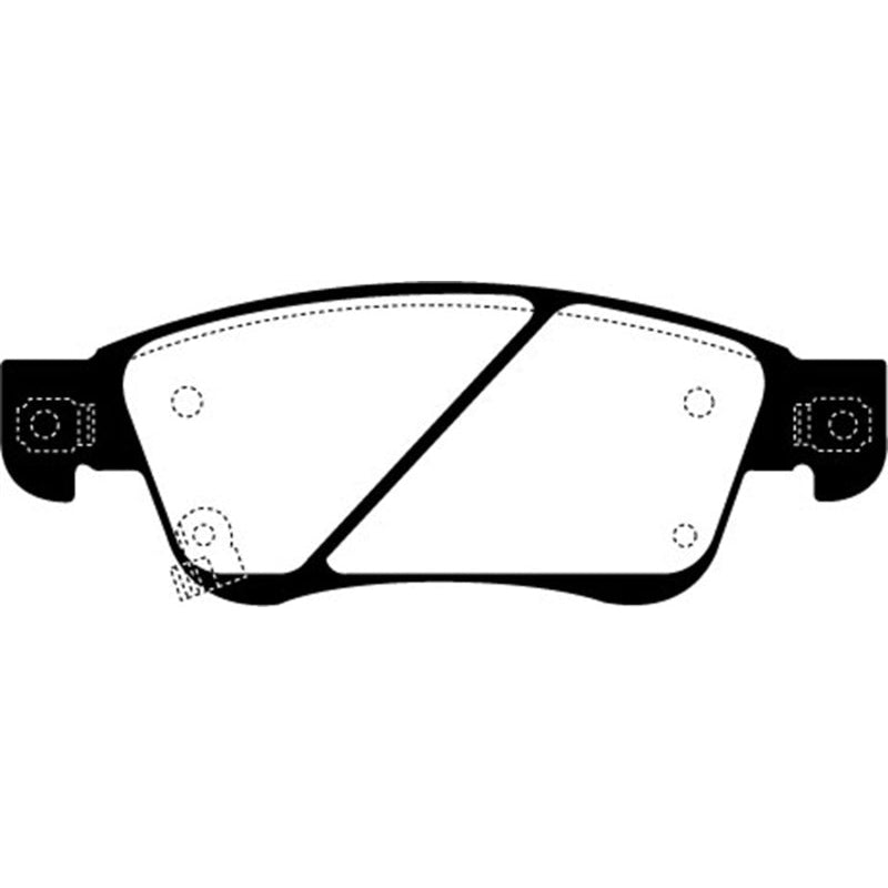EBC Redstuff Brake Pads -  11-13 Infiniti G25 2.5 - Front Brake Pads