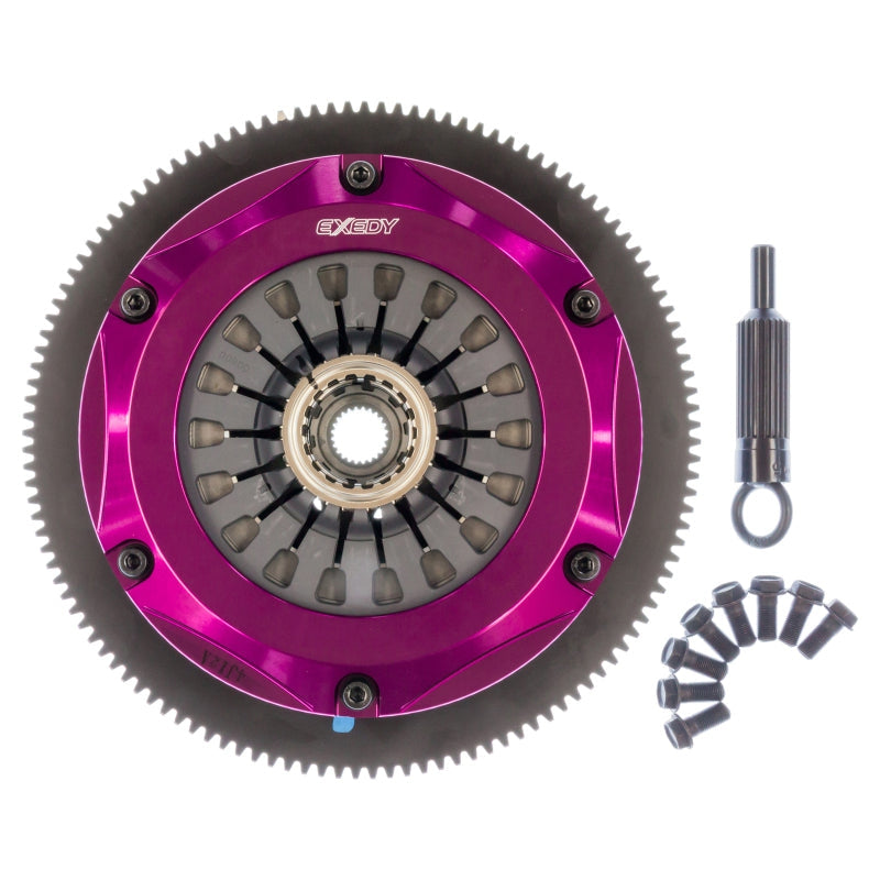 Exedy 2004-2014 Subaru Impreza WRX STI H4 Hyper Triple Cerametallic Clutch Rigid Disc Pull Type - T1 Motorsports