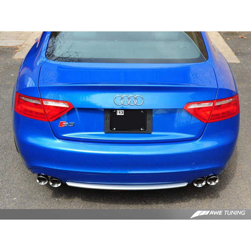 AWE Tuning Audi B8 S5 4.2L Touring Edition Exhaust System - Polished Silver Tips