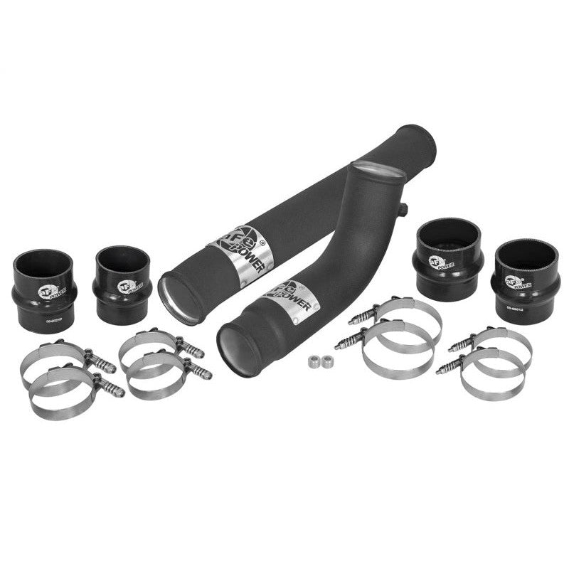 aFe BladeRunner 2.75in Hot 3.5in Cold Side Intercooler Tubes w/ Coupling Clamp Kit 10-12 Dodge 6.7L