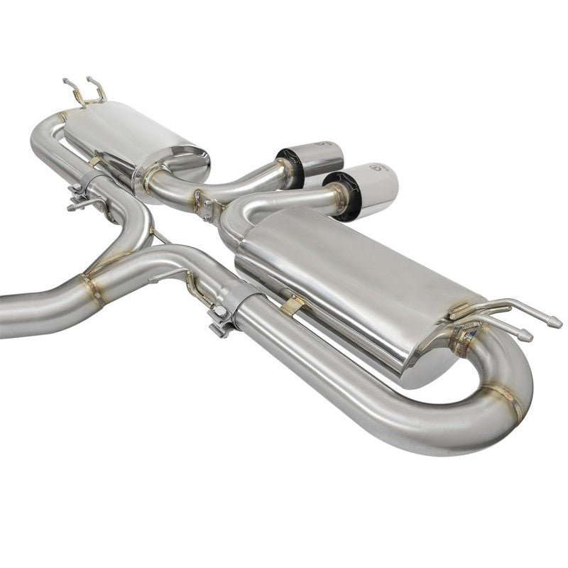 aFe Takeda 3in 304 SS Cat-Back Exhaust System w/ Polished Tips 2017 Honda Civic Si I4 1.5L (t)