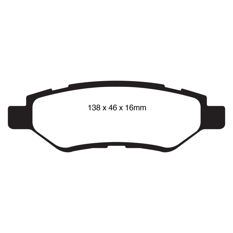EBC Redstuff Brake Pads -  08-13 Cadillac CTS 3.0 - Rear Brake Pads
