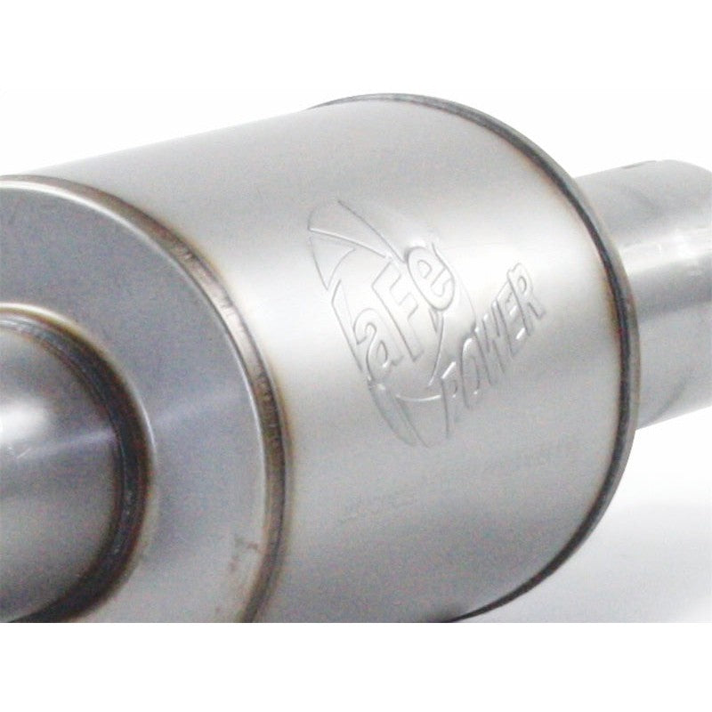 aFe Atlas Exhaust 4in Aluminized Cat-Back w/ 304 SS Polished Tip 11-13 Ford F-150 EcoBoost V6 3.5L
