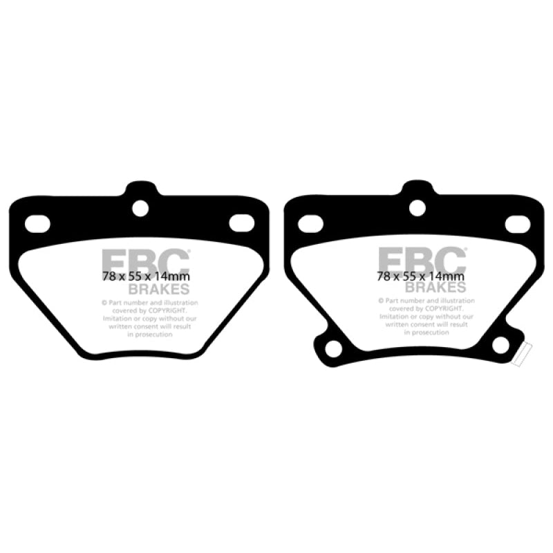 EBC Redstuff Brake Pads -  02-08 Pontiac Vibe 1.8 GT - Rear Brake Pads