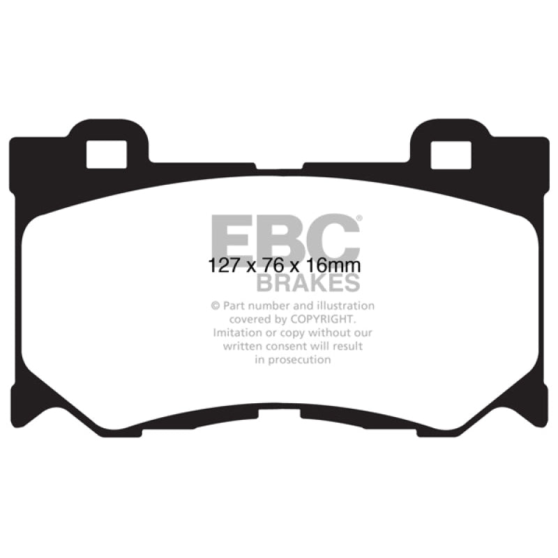 EBC Redstuff Brake Pads -  08-13 Infiniti FX50 5.0 - Front Brake Pads