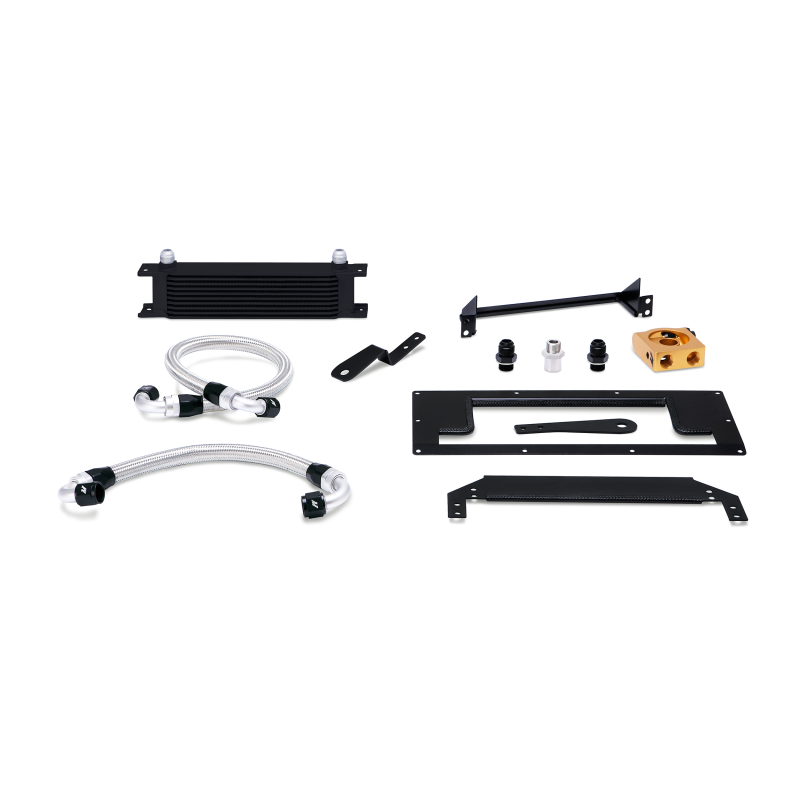 Mishimoto 99-05 Mazda Miata Thermostatic Oil Cooler Kit - Black - T1 Motorsports