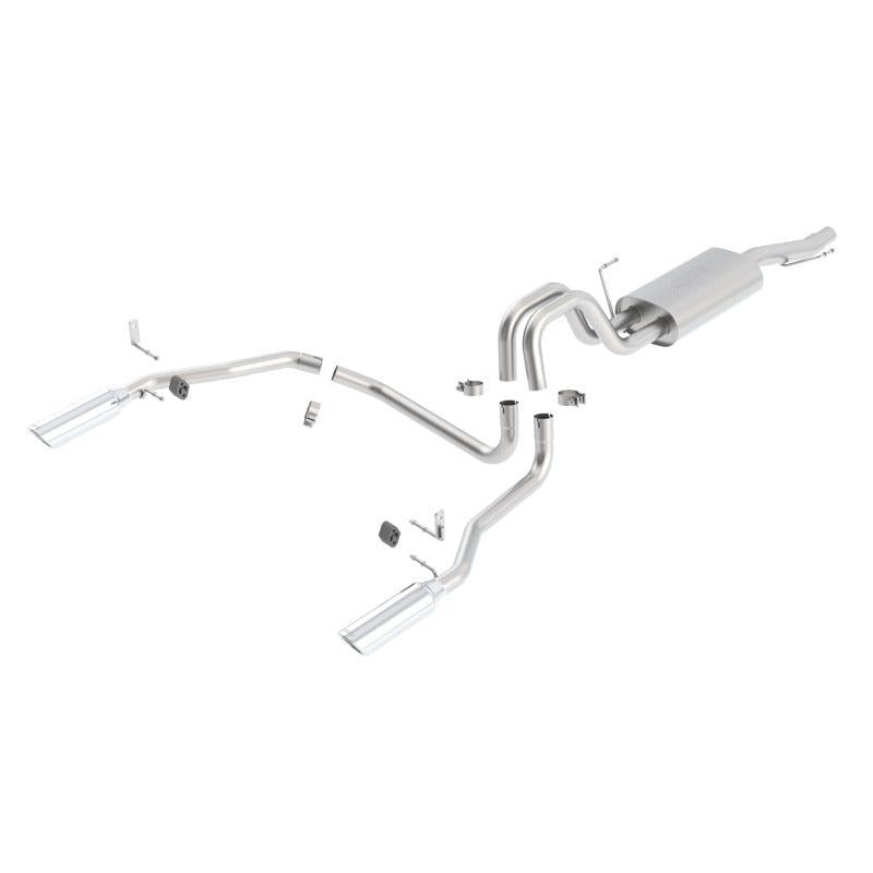 Borla SS Catback Exhaust - 2005-2008 Ford F-150 66in/78in Bed 4dr