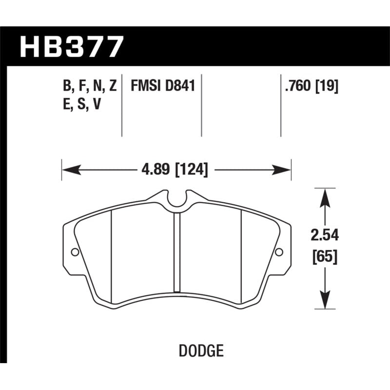 Hawk SRT4 HP+ Street Front Brake Pads - T1 Motorsports
