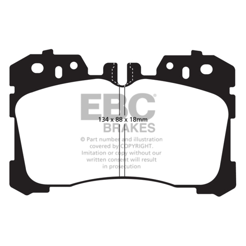 EBC Redstuff Brake Pads -  07+ Lexus LS460 4.6 - Front Brake Pads