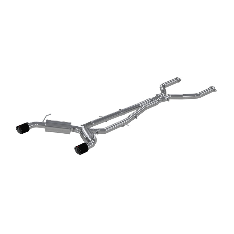 MBRP 16-19 Infiniti Q50 3.0L FWD/AWD 3in Cat Back w/ 4.5in OD Carbon Fiber Tips - T304 - T1 Motorsports