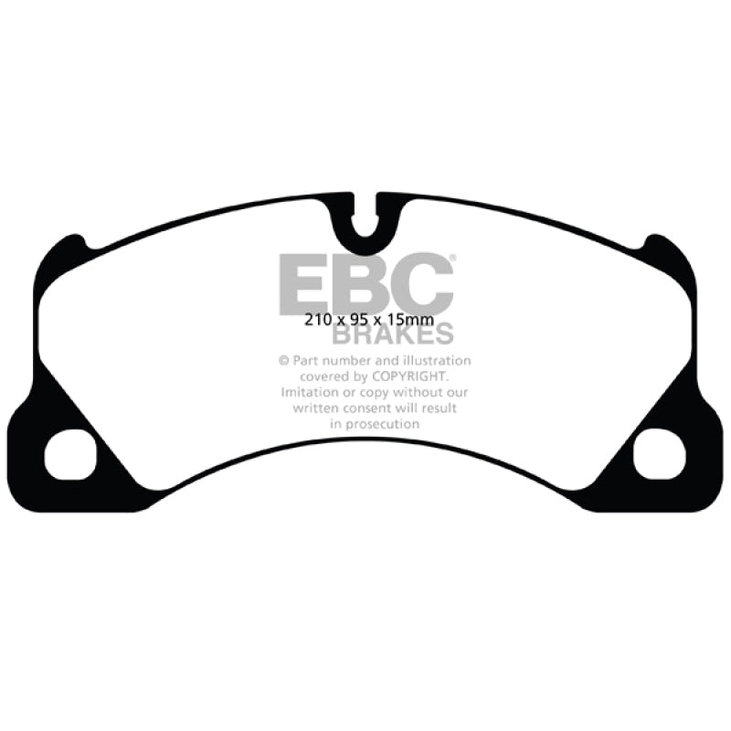 EBC 10+ Porsche Cayenne 3.0 Supercharged Hybrid Extra Duty Front Brake Pads - T1 Motorsports