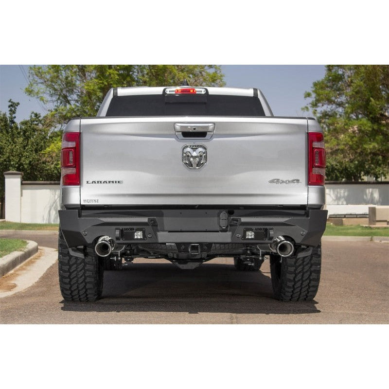 Addictive Desert Designs 2019 Ram 1500 Hammer Stealth Fighter Rear Bumper w/ 6 Sensor Cutouts