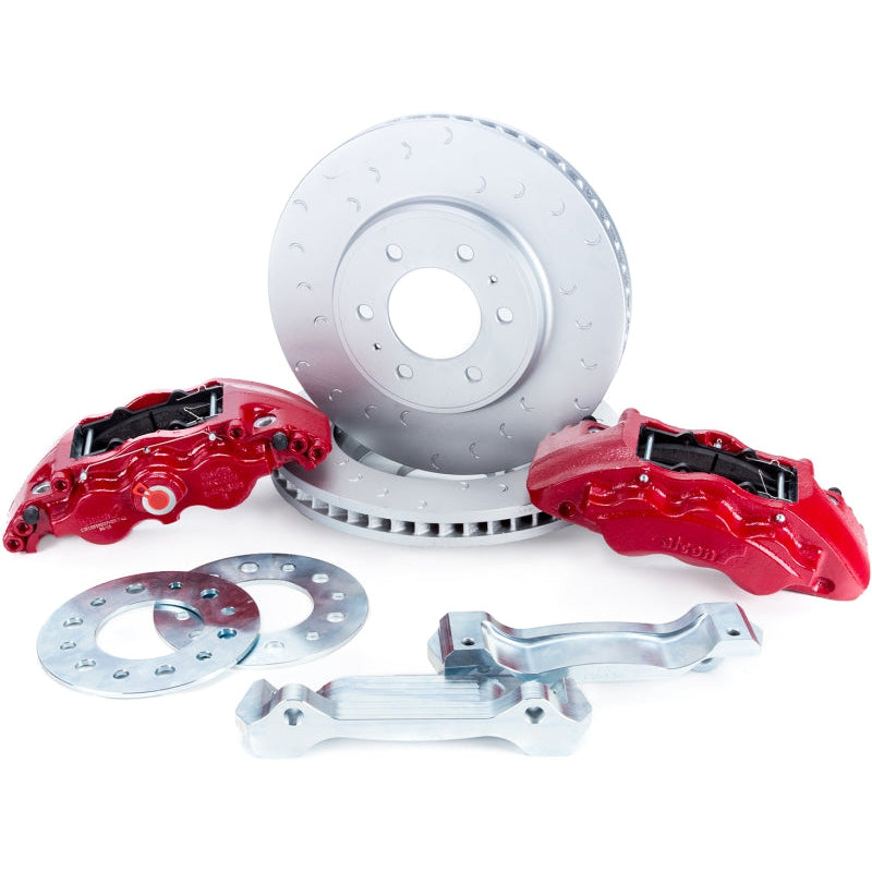 Alcon 09-20 F-150/Raptor Gen1-2 347x36mm Rotors 6-Piston Red Front Brake Kit Requires alcAC011507NAN - T1 Motorsports