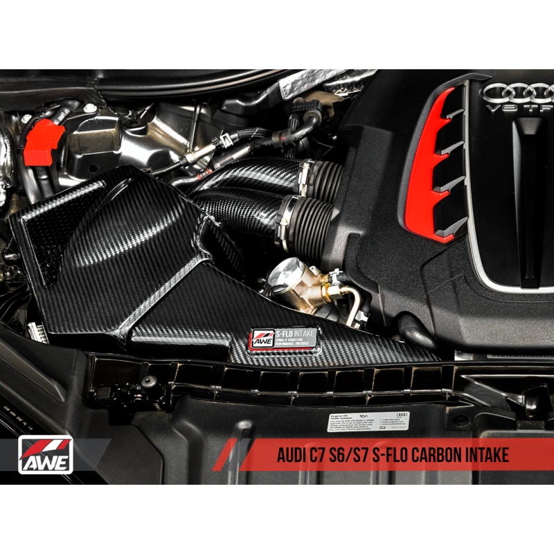 AWE Tuning Audi C7 S6 / S7 4.0T S-FLO Carbon Intake V2 - T1 Motorsports