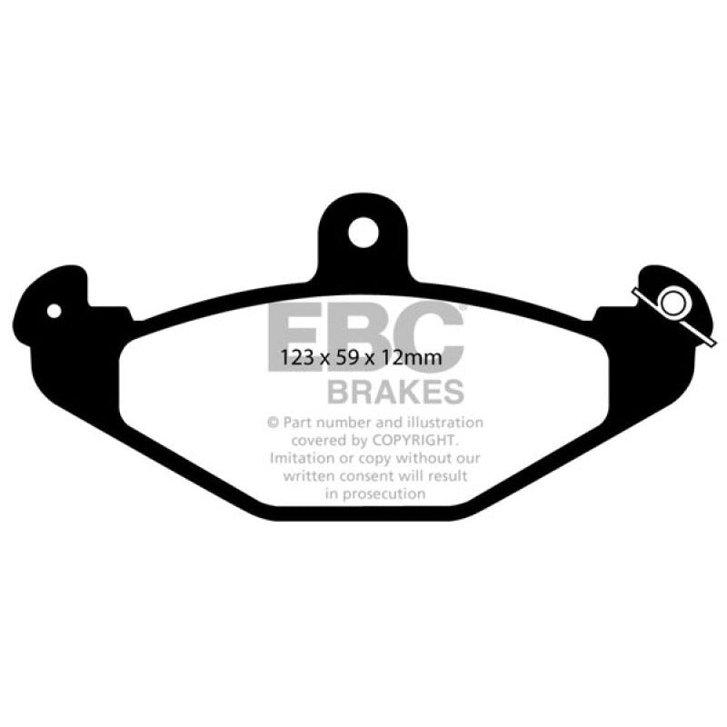 EBC Redstuff Brake Pads -  08+ Lotus 2-Eleven 1.8 Supercharged - Rear Brake Pads
