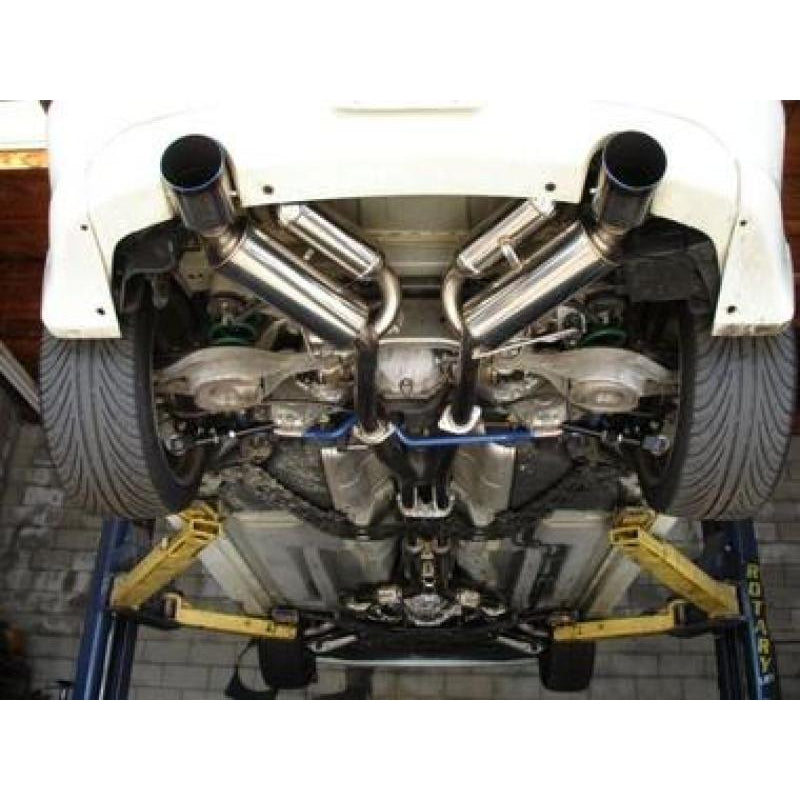 HKS Dual Hi-Power Titanium Tip Catback Exhaust - Infiniti G35