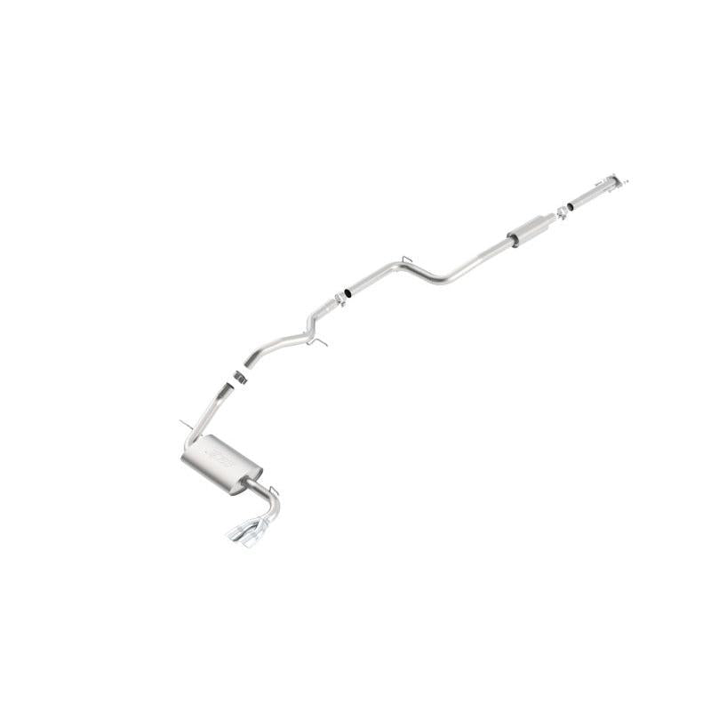 Borla SS Catback - 2012-2015 Ford Focus Titanium/SEL/SE/S Sedan 4dr 2.0L 4cyl AT Dual Clutch 6spd/MT 5spd
