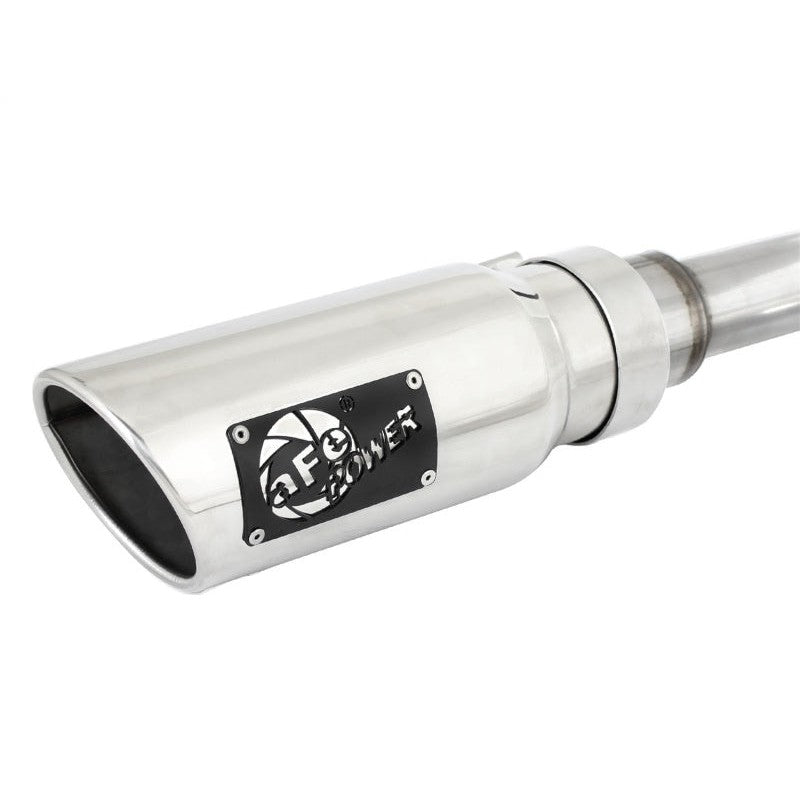 aFe MACHForce XP DPF-Back Exhaust 2.5in SS with Polished Tips 2014 Dodge Ram 1500 V6 3.0L EcoDiesel