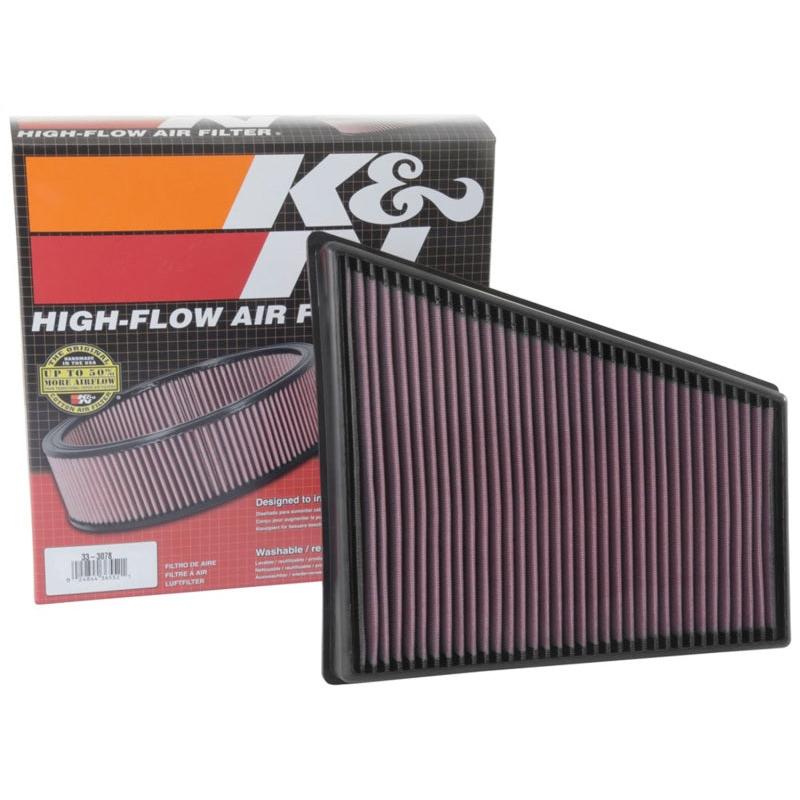 K&N 16-18 Porsche 718 Boxster H4-2.0L Drop In Air Filter