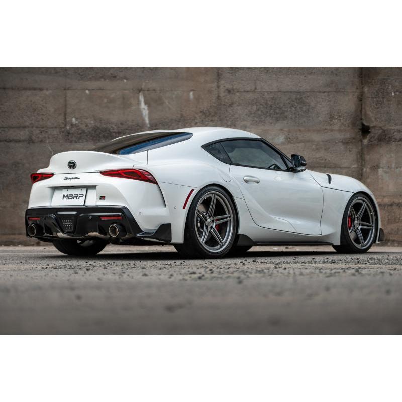 MBRP 2020+ Toyota Supra 3.0L 3in Catback Dual Rear Burnt End Tips - T304 - T1 Motorsports