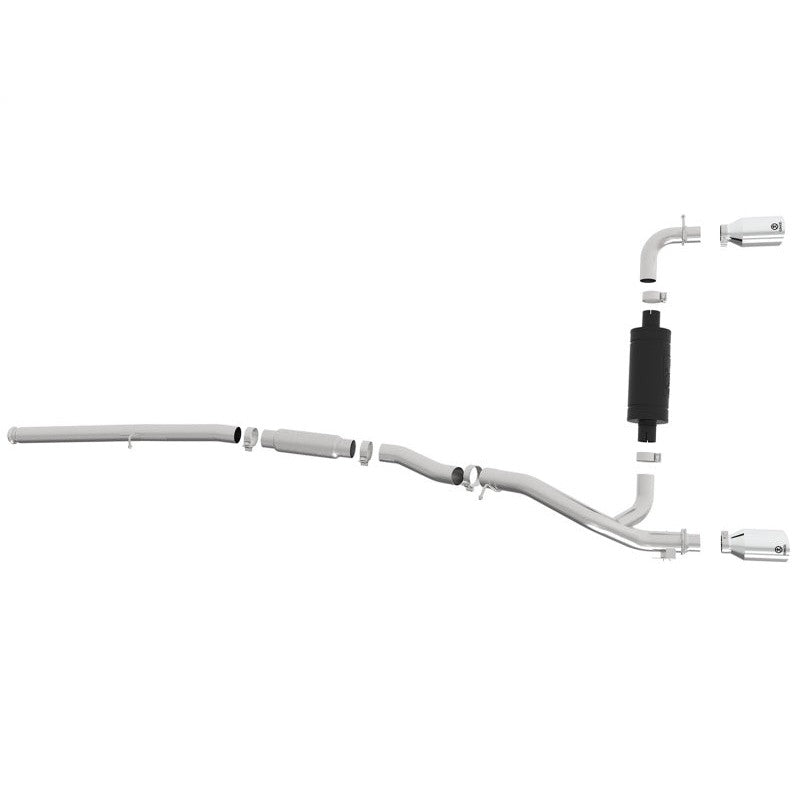 aFe Takeda 3in 304 SS Cat-Back Exhaust w/ Polished Tip 16-18 Ford Focus RS 2.3L (t)