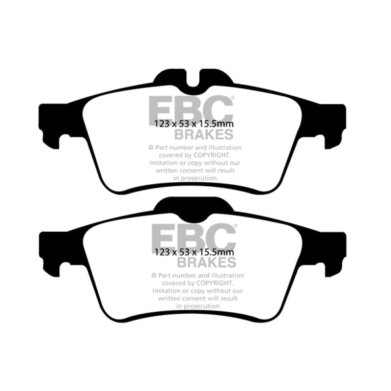 EBC Redstuff Brake Pads -  08-10 Chevrolet Cobalt 2.0 Turbo (SS) - Rear Brake Pads