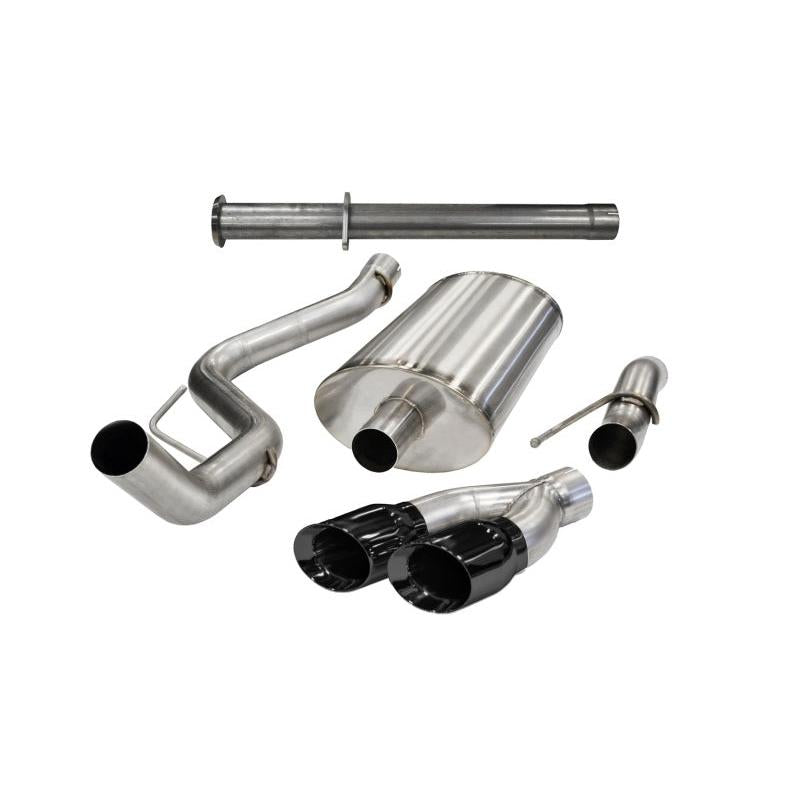 Corsa Xtreme Cat-Back Exhaust w/ Black Tips - 2011-2014 Ford F-150 Raptor 6.2L V8 (133" Wheelbase)