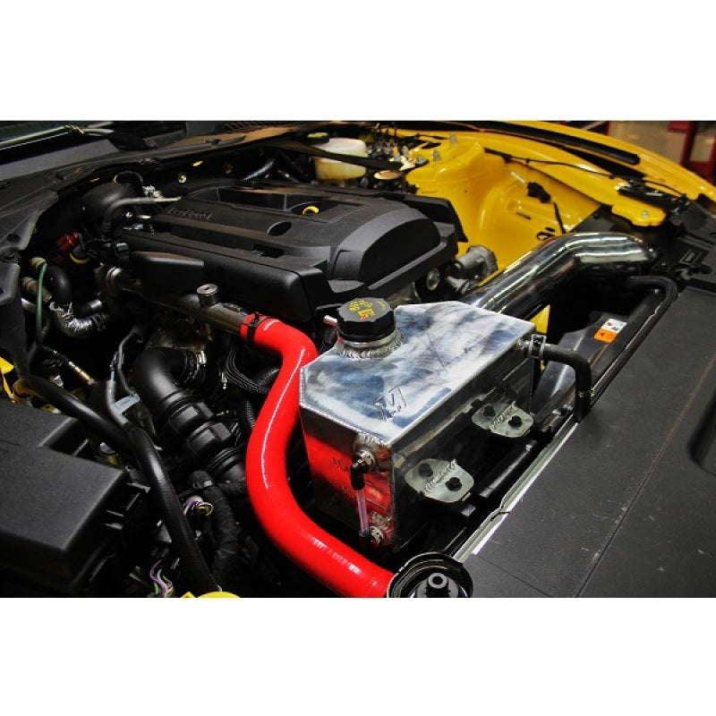 Mishimoto 2015 Ford Mustang EcoBoost / 3.7L / 5.0L  Aluminum Coolant Expansion Tank-Polished - T1 Motorsports