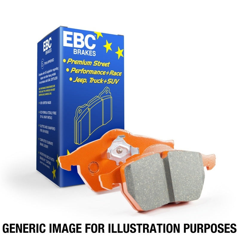 EBC 2018+ Porsche Cayenne (3rd Gen) 3.0L Turbo Orangestuff Front Brake Pads - T1 Motorsports