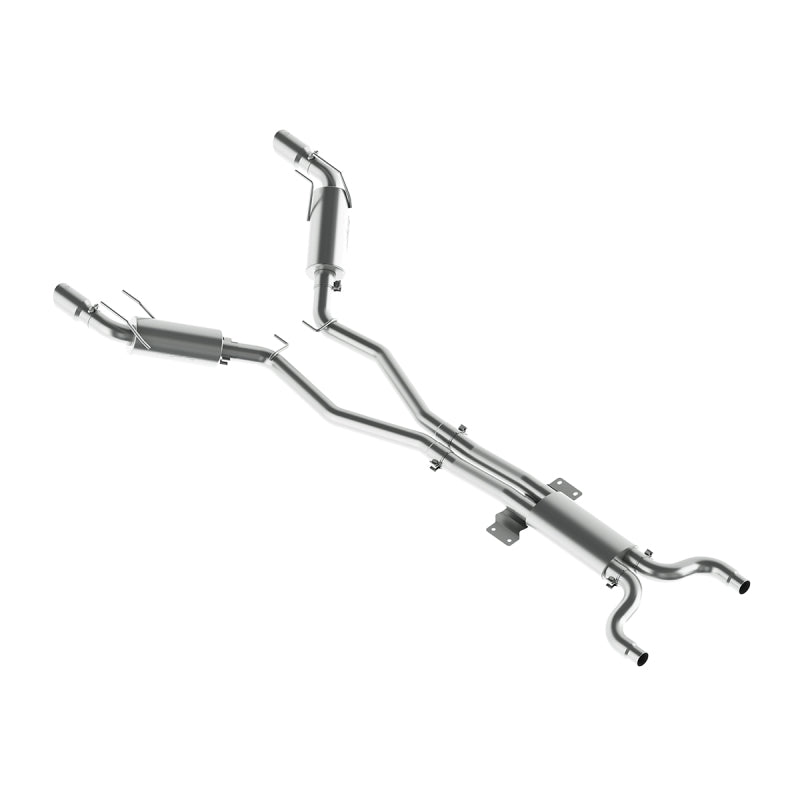 MBRP 2010 Chev Camaro V8 6.2L Automatic (L99) 3 Dual Cat Back Round Tips T409 - T1 Motorsports