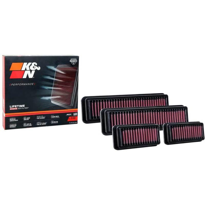K&N BMW X3M/X4M L6-3.0L F/I Turbo Drop In Air Filter