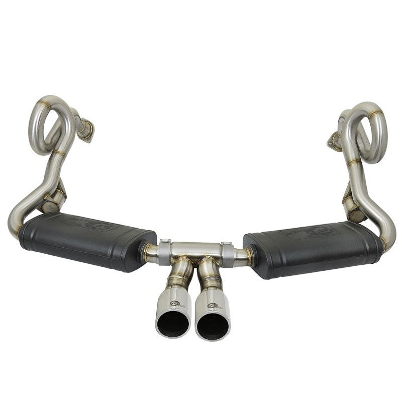 aFe MACHForce-Xp 2in 304 SS Cat-Back Exhaust w/Polished Tips 13-16 Porsche Boxster/Cayman 2.7L/3.4L