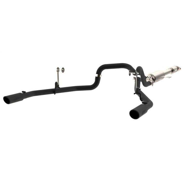 MBRP 2015 Ford F-150 5.0L 3in Cat Back Dual Split Rear Exit Black Exhaust System - T1 Motorsports