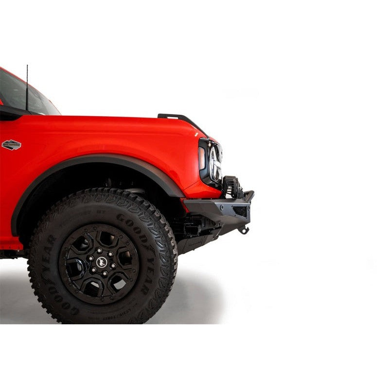 Addictive Desert Designs 2021+ Ford Bronco Rock Fighter Front Bumper - Hammer Black