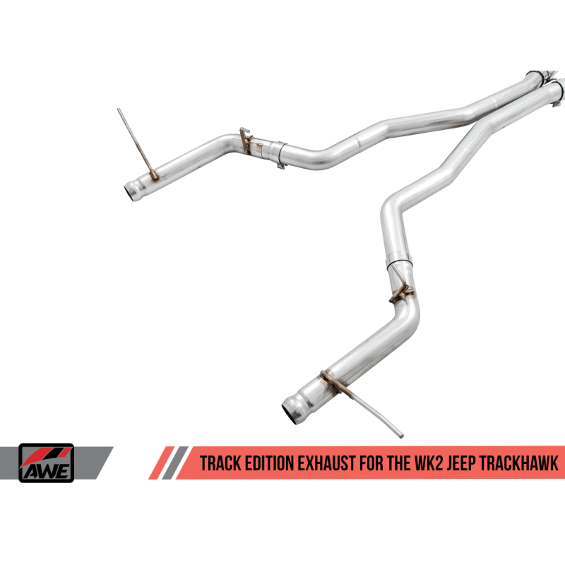 AWE Tuning 2020 Jeep Grand Cherokee SRT/Trackhawk Track Edition Exhaust - Use w/Stock Tips