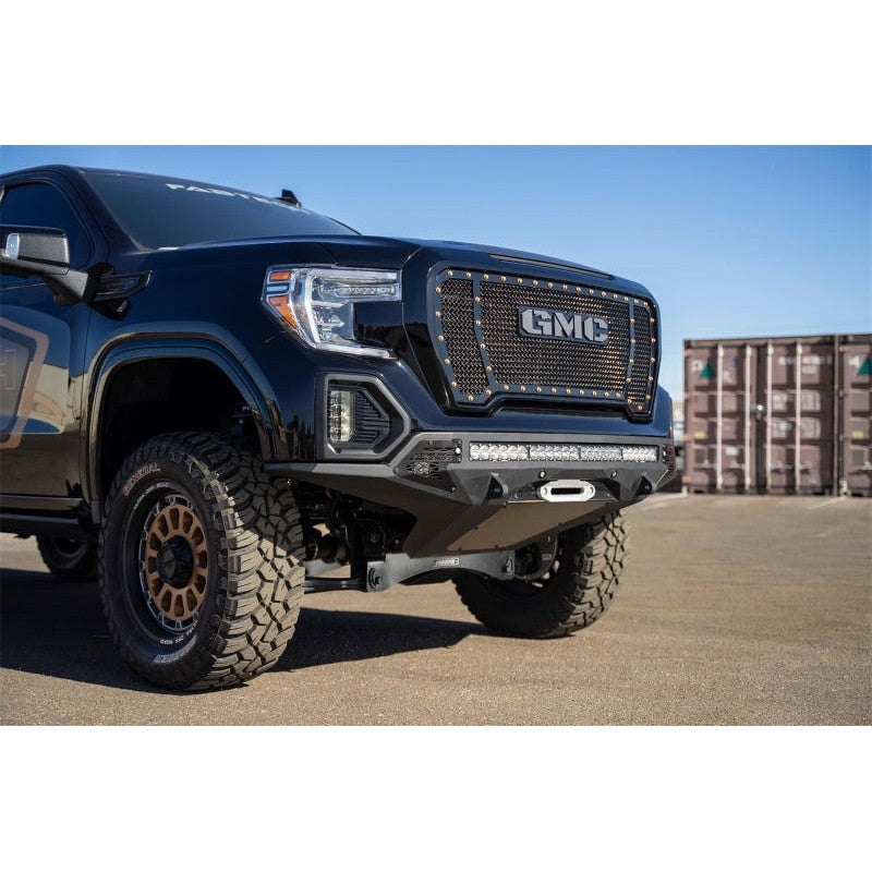 Addictive Desert Designs 2019 GMC Sierra 1500 SF Front Bumper w/ Winch Mount&Sensor Cutout