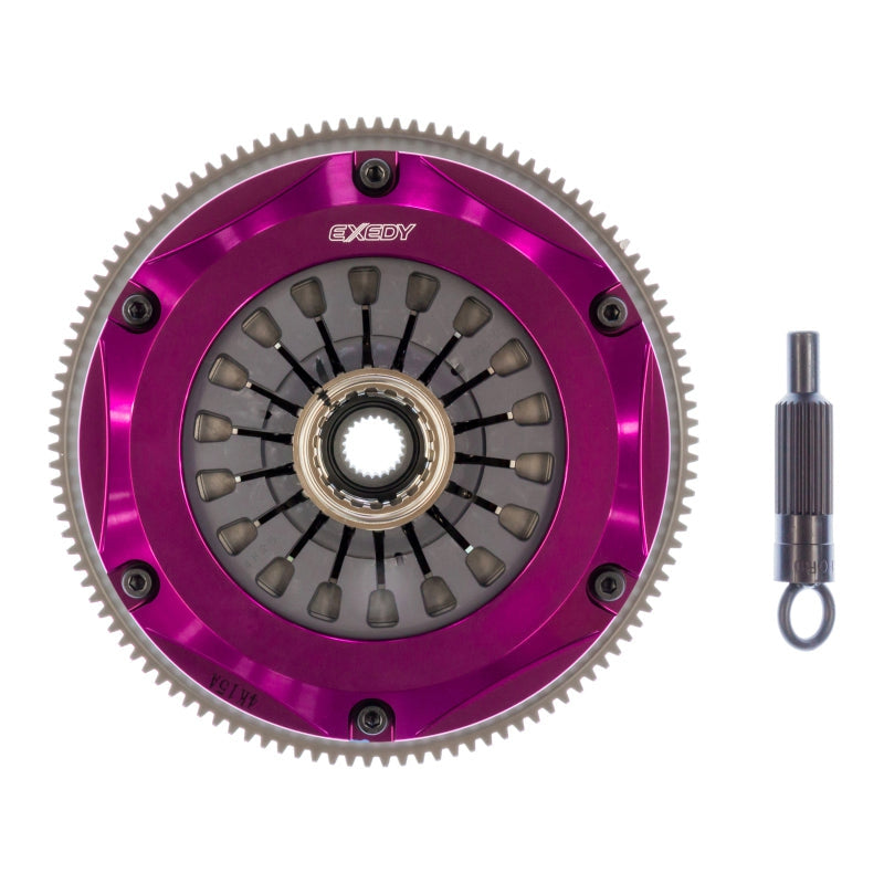 Exedy 2008-2015 Mitsubishi Lancer Evolution GSR L4 Hyper Twin Cerametallic Clutch Sprung Disc - T1 Motorsports