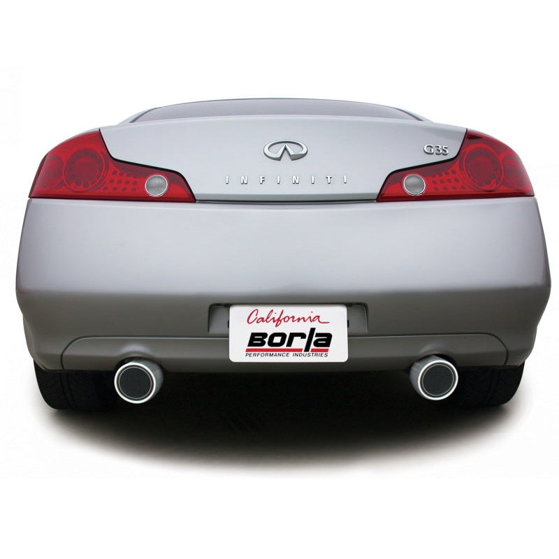 Borla 03-07 G35 Coupe Cat-back Exhaust - T1 Motorsports