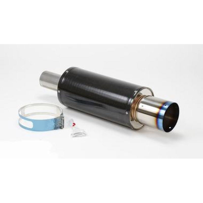 HKS Universal Carbon-Ti Cat-back Exhaust - 170mm Shell/75mm Diameter