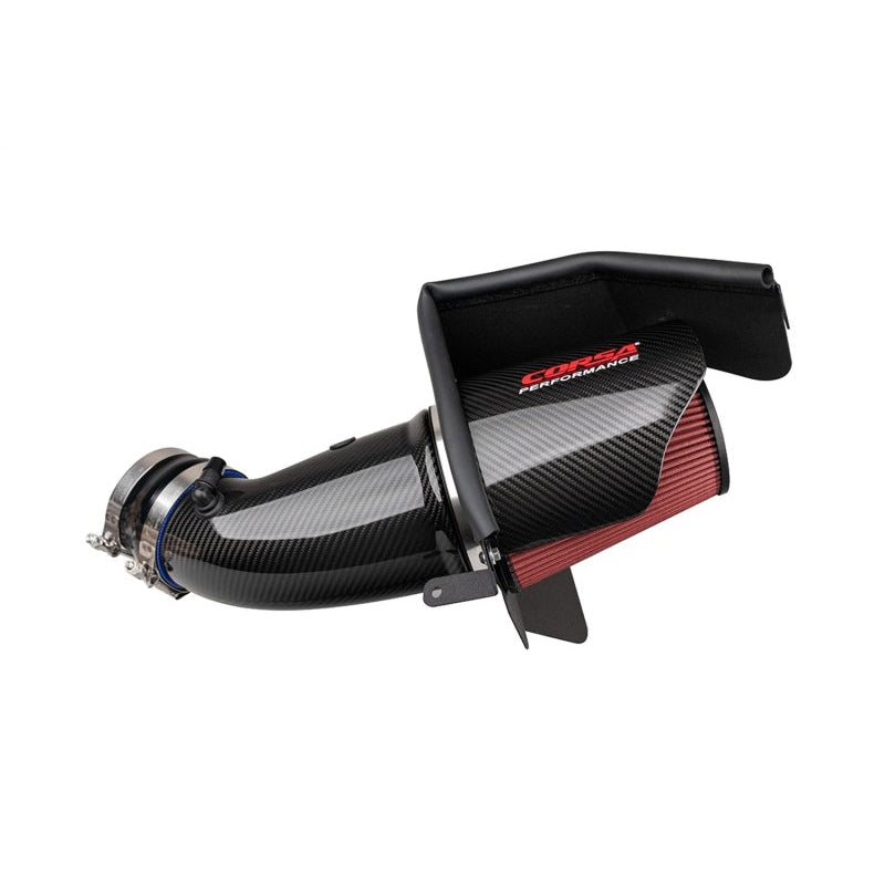 Corsa Carbon Fiber DryTech Air Intake - 2017-2024 Dodge Challenger/Charger 6.2L V8