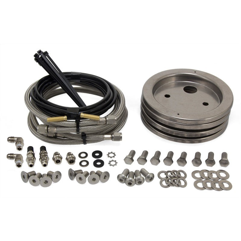 Air Lift Loadlifter 5000 Ultimate Plus Complete Stainless Steel Air Lines Upgrade Kit (Inc 4 Plates)