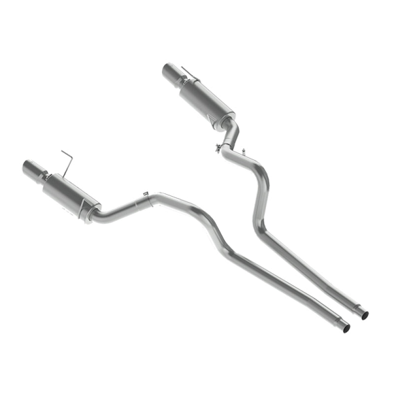 MBRP 05-09 Ford Shelby GT500 / GT Dual Split Rear Street Version 4in Tips T409 Exhaust System - T1 Motorsports