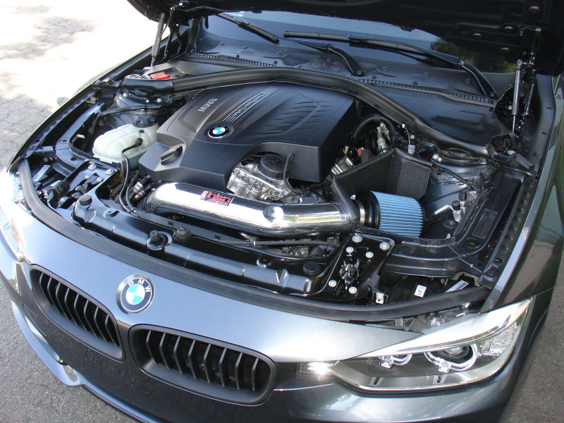 Injen 12-13 BMW 335i (N55) 3.0L L6 (turbo) AUTO TRANS ONLY Wrinkle Black Short Ram Intake w/ MR Tech - T1 Motorsports