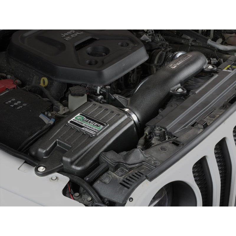 aFe Quantum Pro DRY S Cold Air Intake System 18-20 Jeep Wrangler JL L4-2.0L (t)